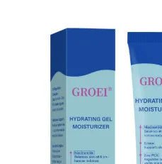 Moisturising facial gel with hyaluronic acid in 50ml container