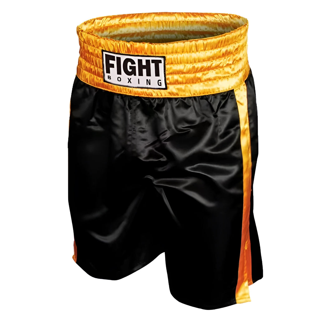 Boxing shorts in multiple colour combinations with contrasting waistband designs for martial arts training