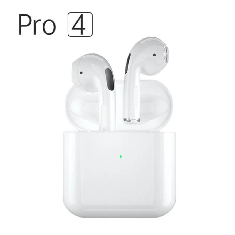 Pro4 Black and Pro4 White wireless in-ear sports Bluetooth headphones
