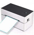 Thermal label printer with Bluetooth and USB connectivity, compact size 16x8x8 cm, printing paper width 40-80 mm
