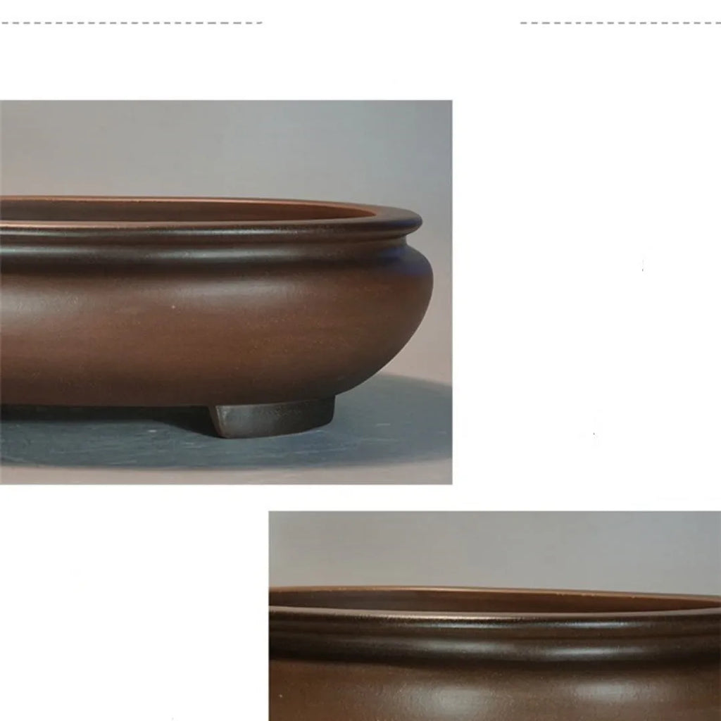 Handmade purple sand indoor desktop flowerpot with classical style and 58x47x18cm dimensions