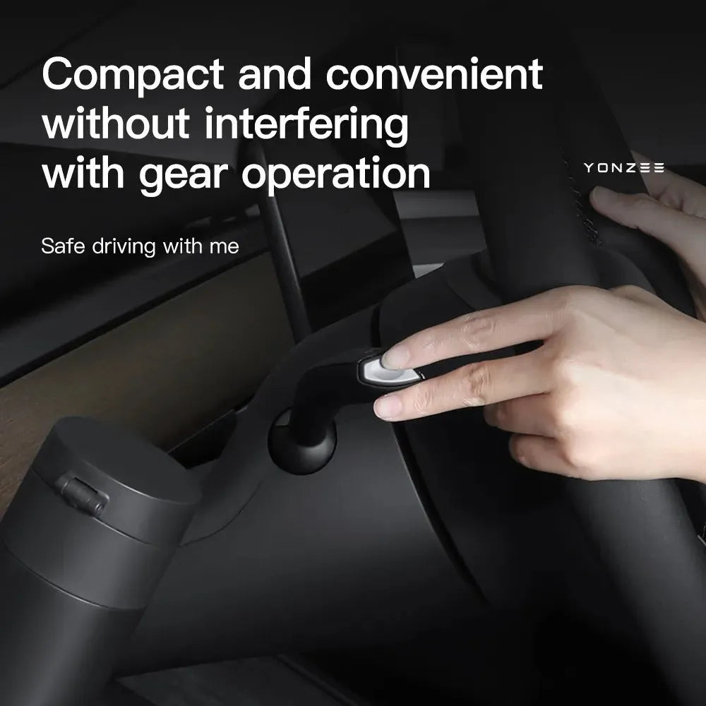 Plastic dashboard cup holder for Tesla Model 3 and Model Y left-hand drive vehicles