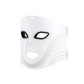 Black four-colour LED photon skincare mask for neck and face light therapy treatment.