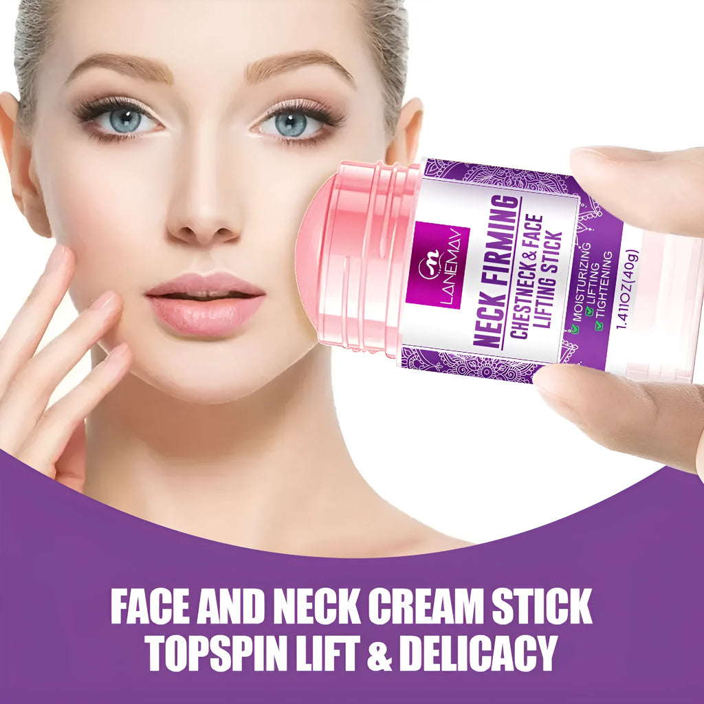 40g jar of anti-wrinkle neck firming cream for moisturising and brightening.