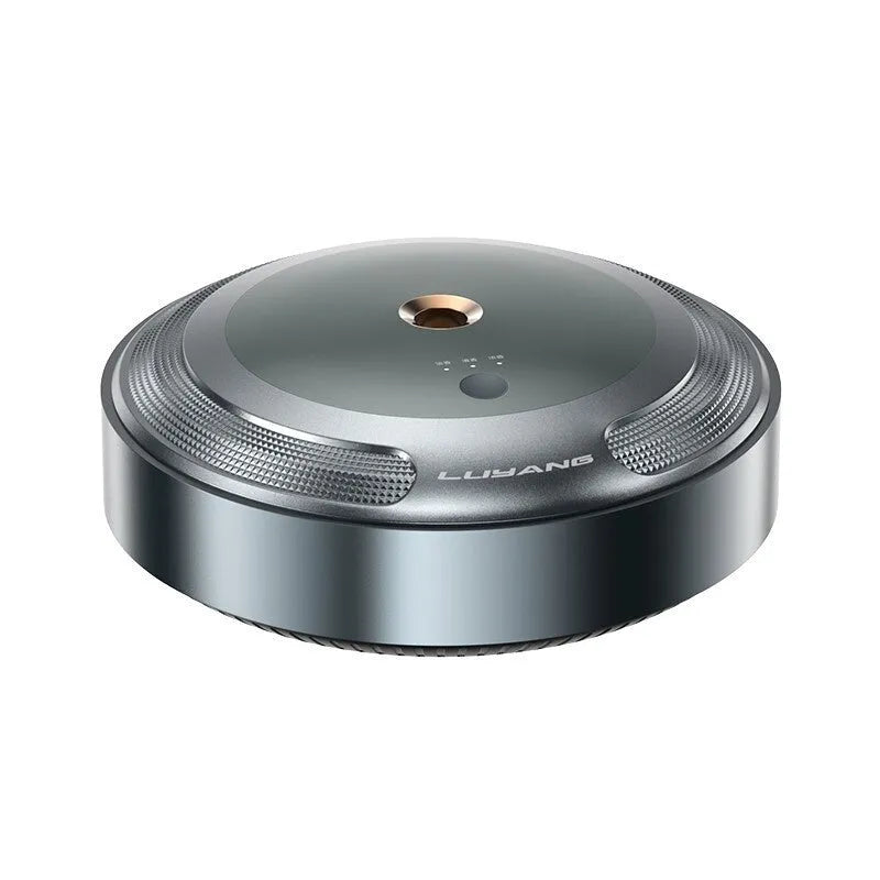 Seven-mode car air freshener diffuser with metal construction and zinc alloy shell
