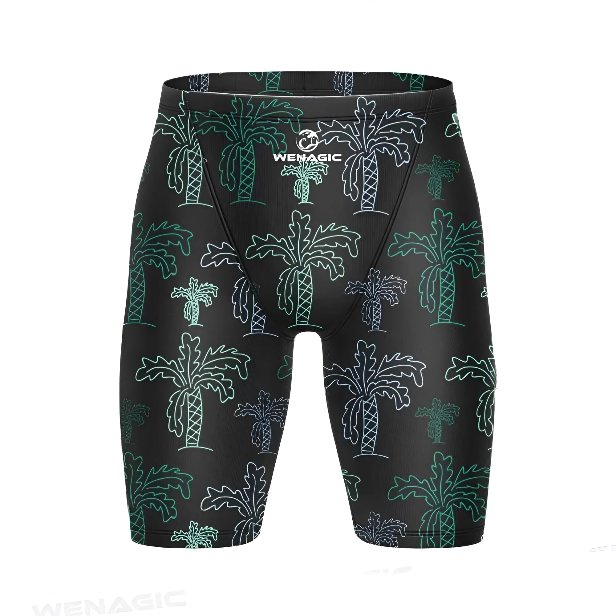 Unisex adult briefs-style swimming pants in multiple colours, made from polyester and Lycra fabric.