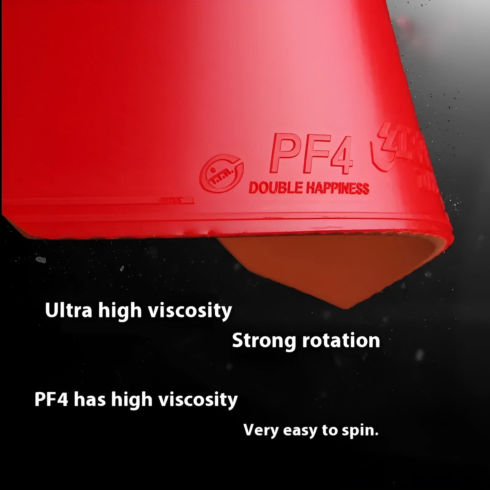 Fast Attack Sticky Classic-50 table tennis racket with red or black PF4-50 anti-rubber.