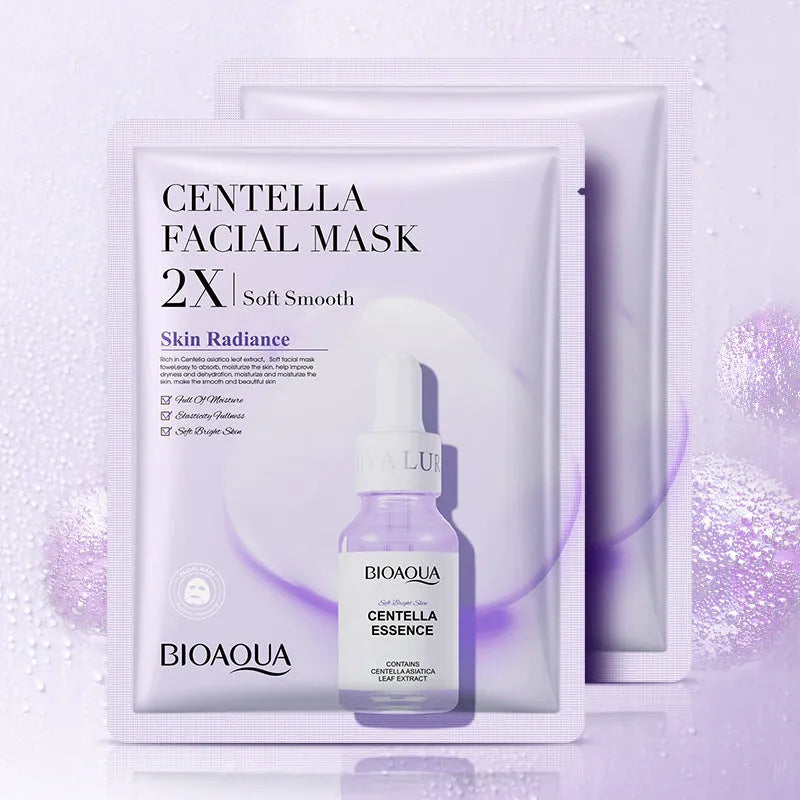 Collagen and hyaluronic acid gel facial sheet mask 30g single use