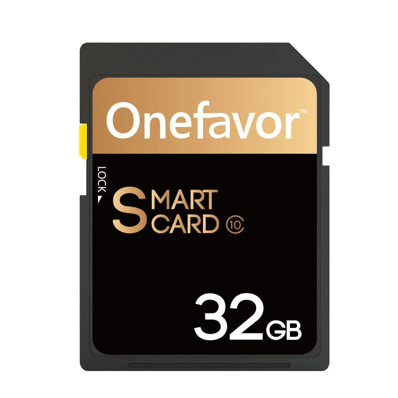 SD to PCMCIA adapter card with stainless steel housing for Mercedes-Benz vehicles, includes 32GB SD card.