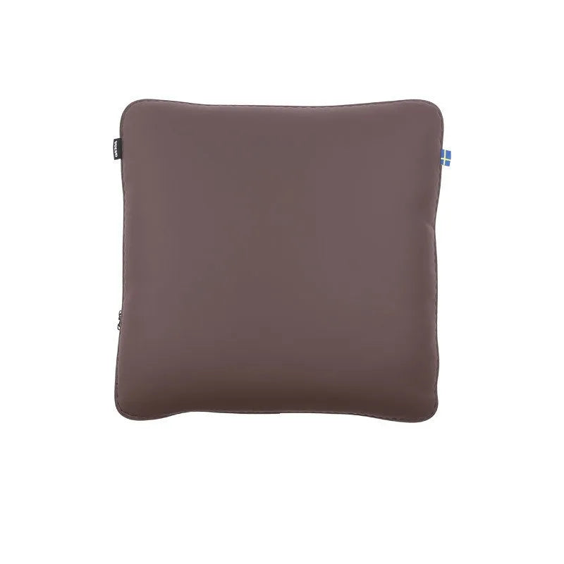 Volvo car seat headrest, neck pillow and lumbar support cushions in minimalist style with synthetic fibre filling