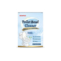 Pack of four white toilet cleaning powder blocks for cistern use, 30g each.