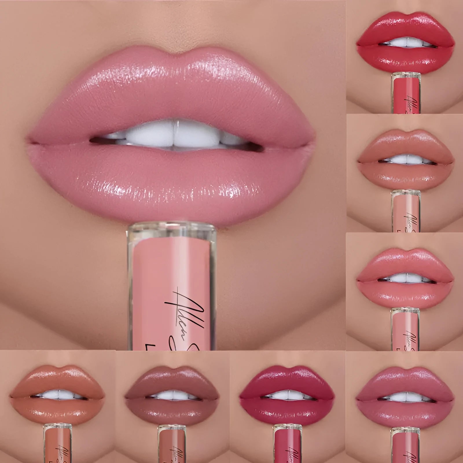 Silky cream texture lip gloss in a choice of twelve colours.