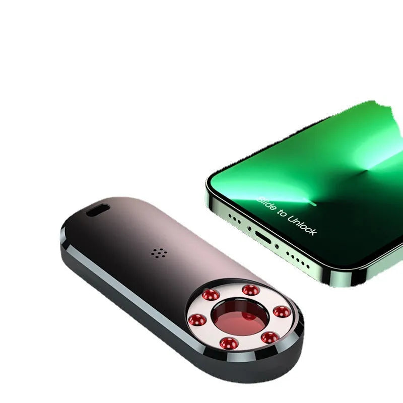AK400 portable infrared detector with USB cable for anti-monitoring and privacy protection.