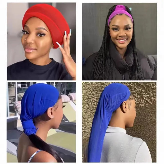 High elasticity mesh wig cap in oversleeve design available in multiple colours