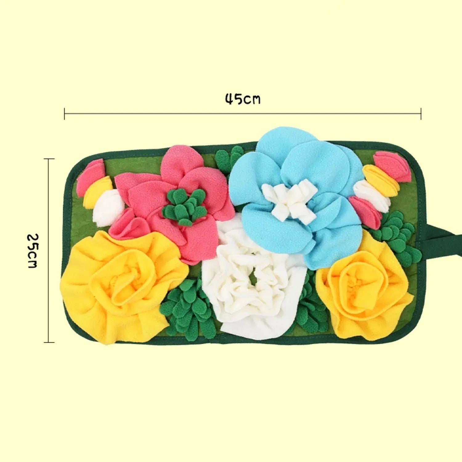 Grey Totoro design seagrass foraging mat for rabbits and guinea pigs measuring 35 cm square