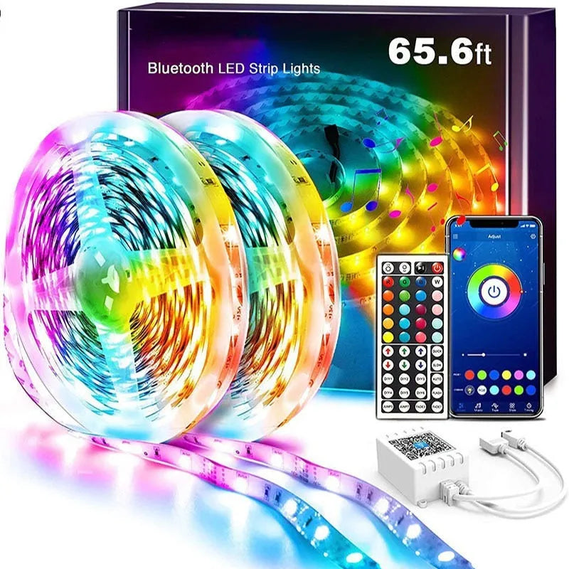 LED5050RGB44 Bluetooth smart light bar with remote control and waterproof epoxy coating