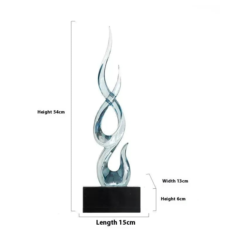 Large gold resin festival high-rise table centrepiece ornament for modern event decor