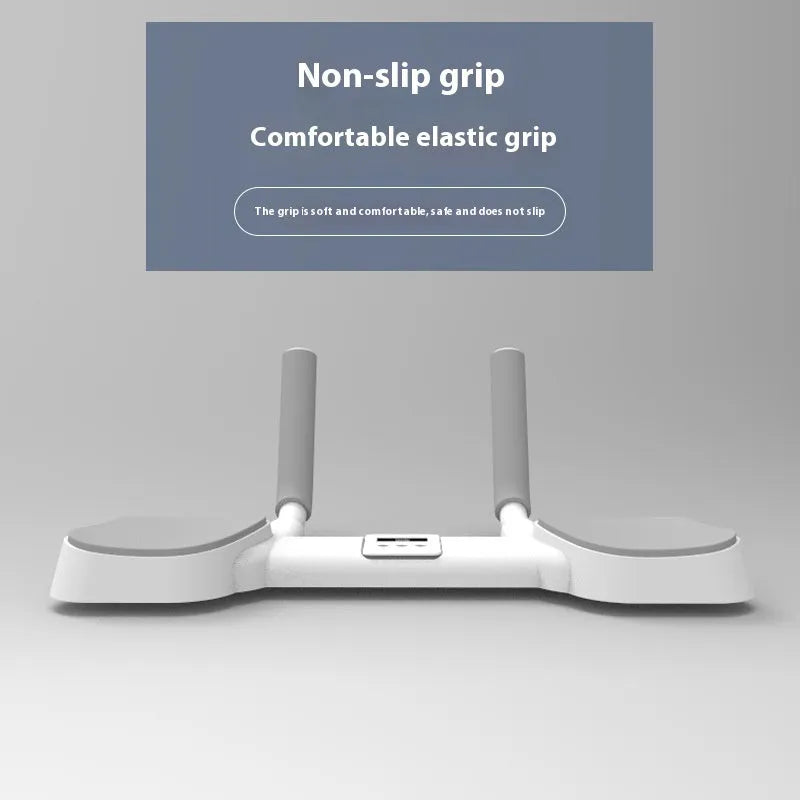 White flat support trainer with alloy aluminium tube construction for household exercise