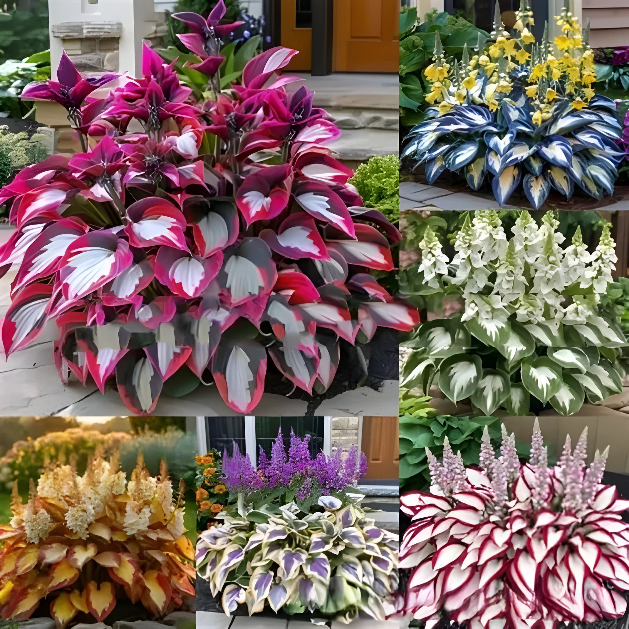 Pack of Coloured Leaves Jade Barrettes potted flower seeds showing 50 tablets in OPP packaging.