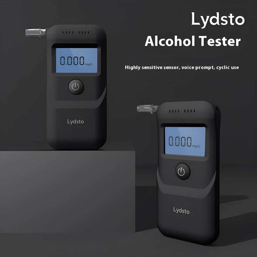 Black HD-JJCSY01 household alcohol breath tester for personal use
