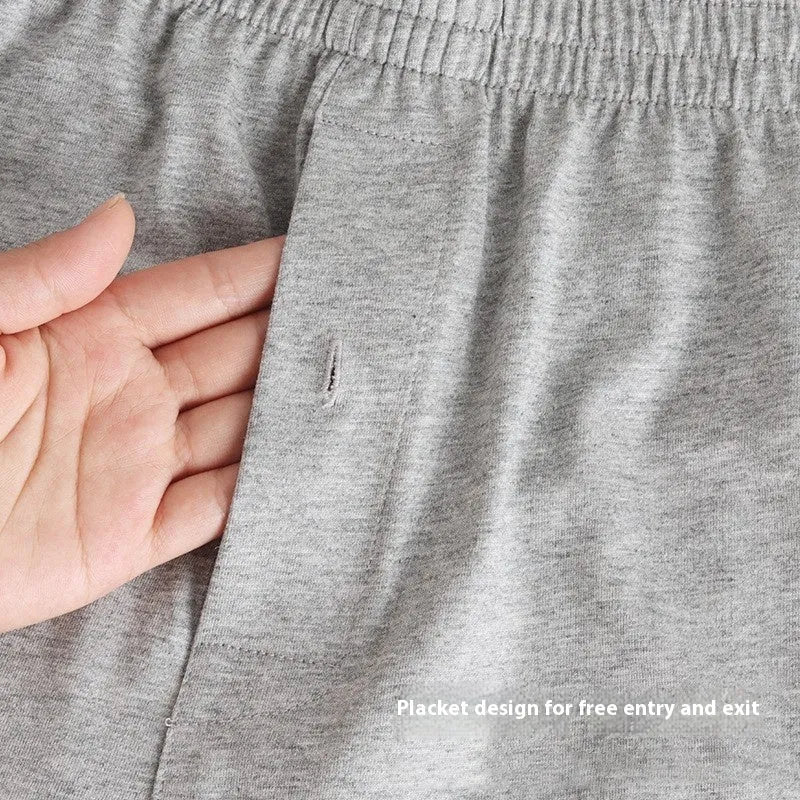 Men's pure cotton high-waist boxer shorts in loose fit available in multiple colours
