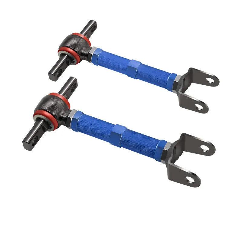 Blue aluminium alloy pull rod rear wheel recliner kit for Honda Civic EP3 with two ES bones