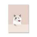 Modern simplicity canvas decorative painting measuring 40x60cm with white edge border
