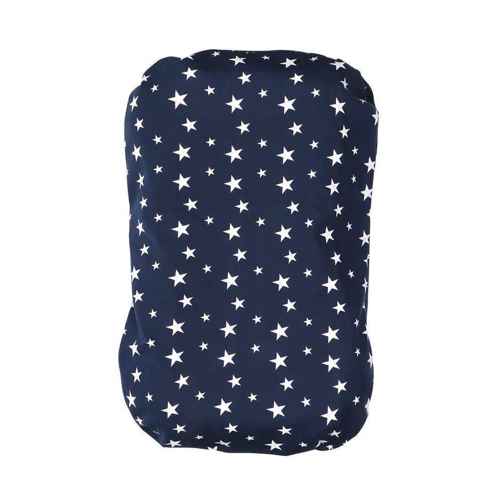 Colourful cotton print portable baby crib with polyester cover, 75x45 cm