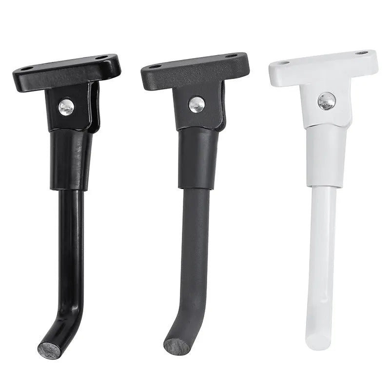 Aluminium alloy electric scooter foot brace accessory in black, white and grey colours