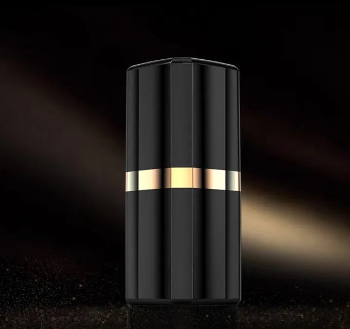 Lipstick-style Bluetooth wireless earphones in black pink purple white colours