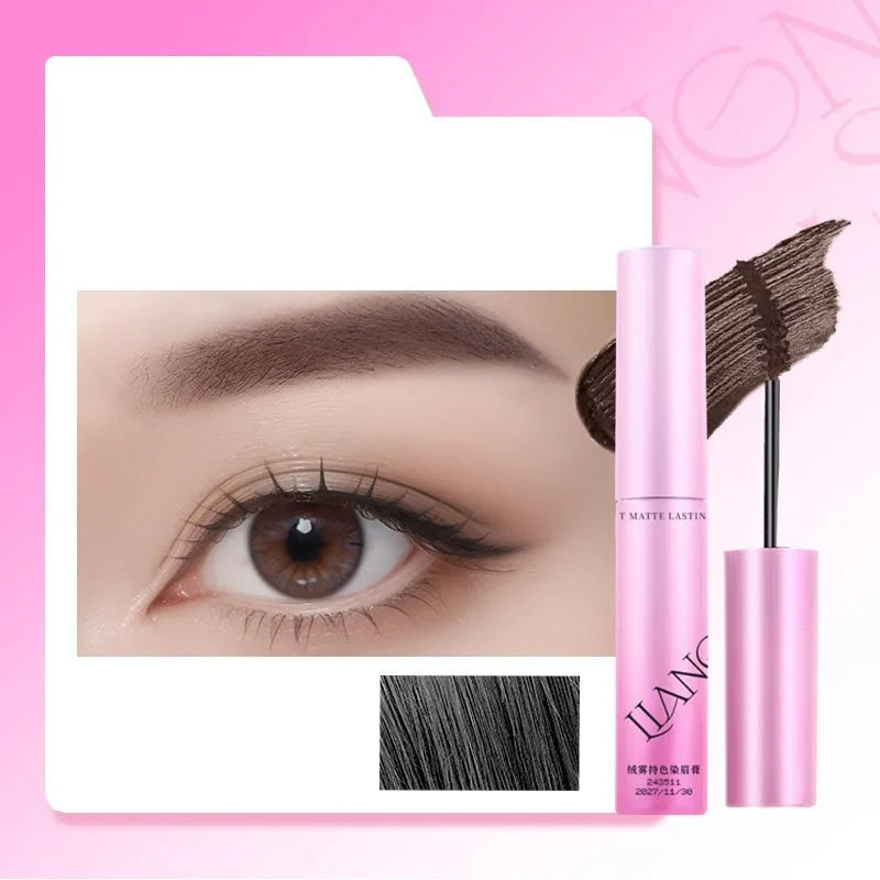 Dual-use eyebrow cream and powder cosmetic in a pot with 4.5g net content.