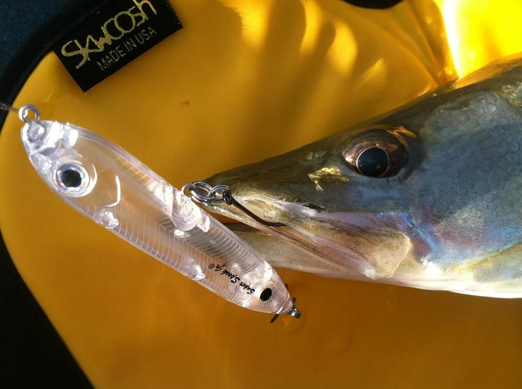 Transparent 9.5cm ABS plastic blank fishing lure body with fish eye socket