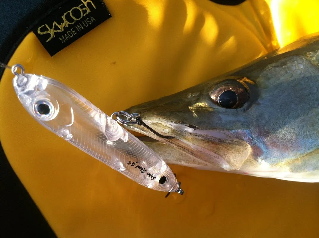 Transparent 9.5cm ABS plastic blank fishing lure body with fish eye socket