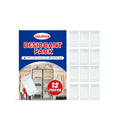12-piece calcium chloride household desiccant pack for wardrobe and cupboard moisture control