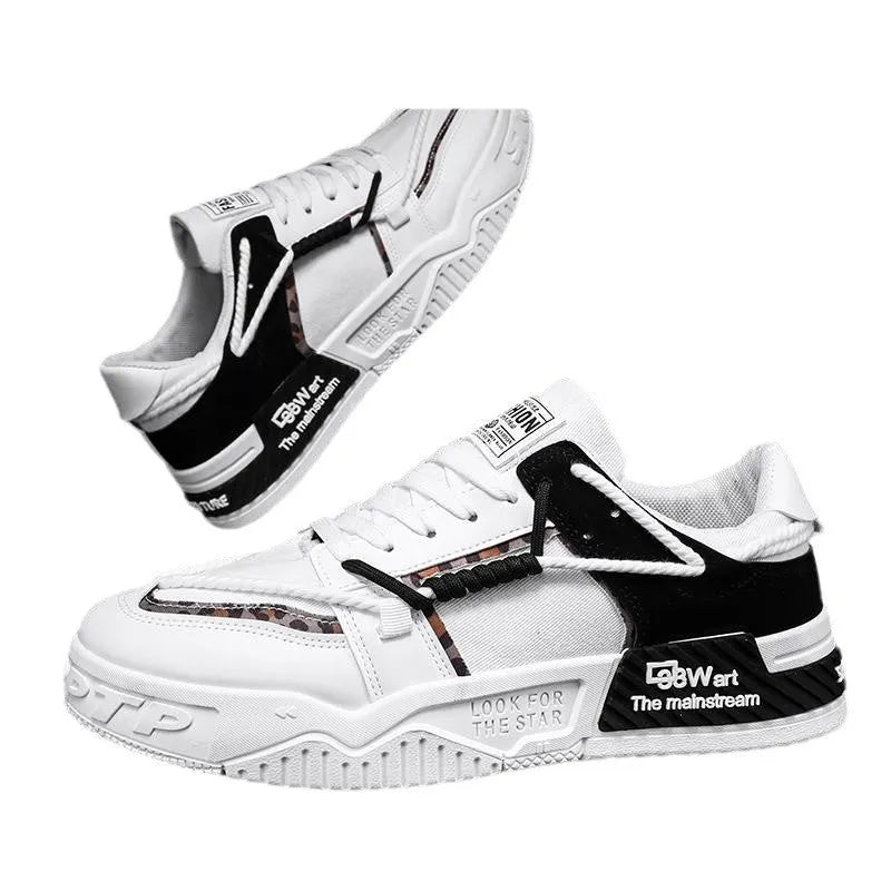 Men's thick-soled canvas sneakers in beige green with rubber sole and visible sewing thread