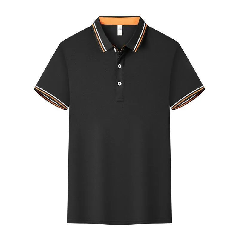 Cotton blend short sleeve polo workwear with collar in slim fit, available in multiple colours and sizes