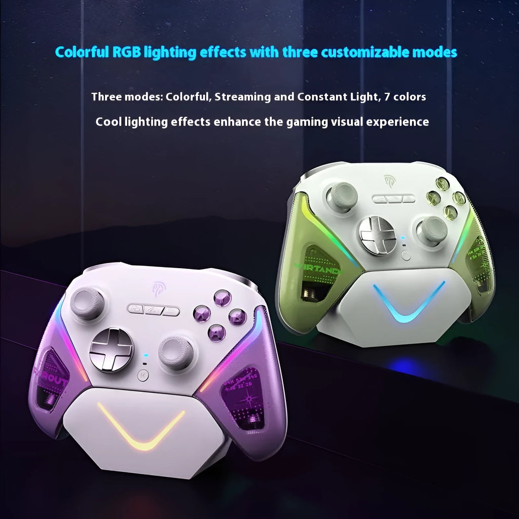 Rocker Smart Startstop Charging Base for game controllers in black, green, or purple.