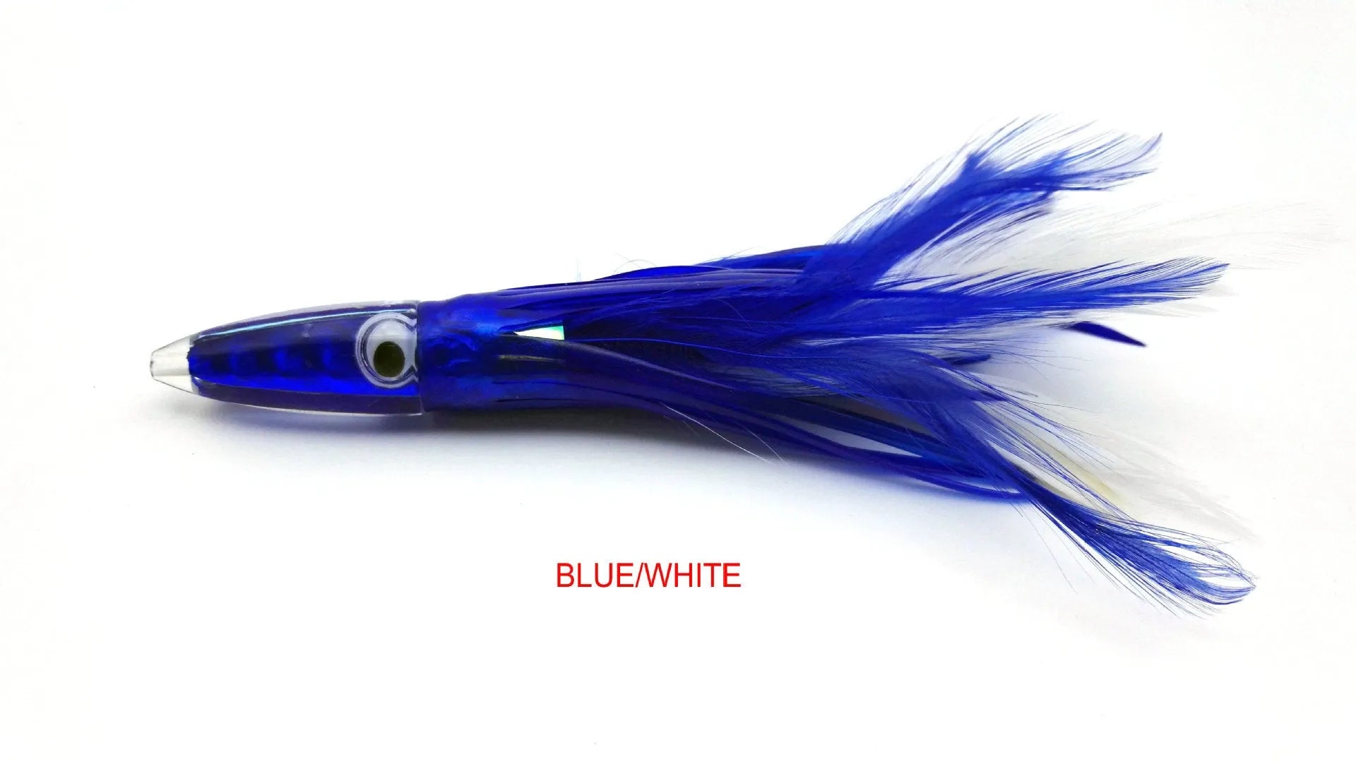 Acrylic sea fishing octopus headband feathered dress lure 14cm 32g resin fish head
