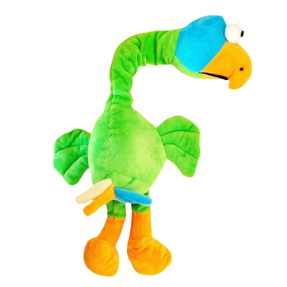 Screaming chicken sound dog chew toy in three colour options for small to medium dogs