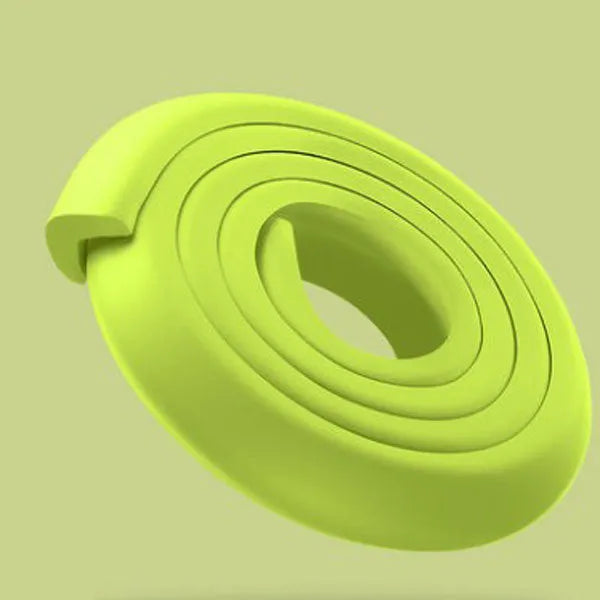 Anti-collision corner protector strip for baby safety, 2m length, 8cm width, colour beige