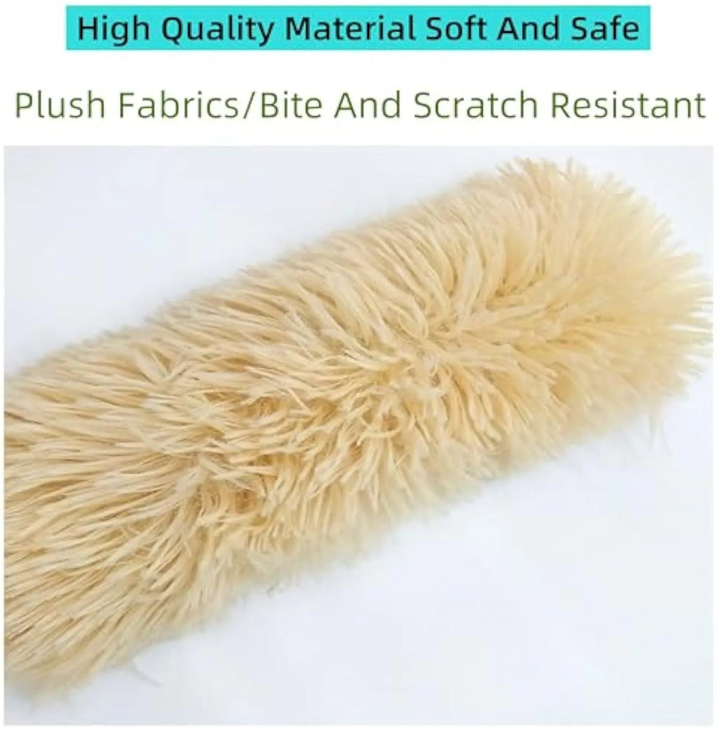 Soft plush cat toy with catnip and crinkle sound in assorted colours