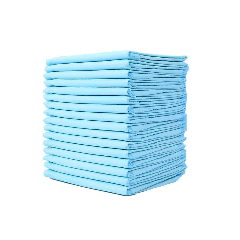 Pack of pet urinal pads showing different sizes and models including bamboo charcoal variant