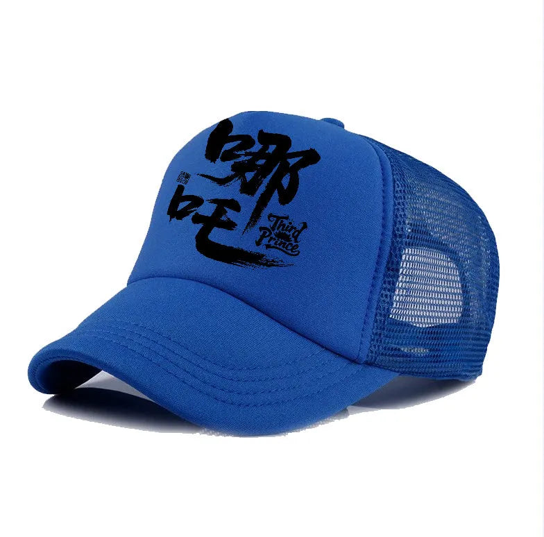 Men's white polyester baseball cap showing casual style with curved peak