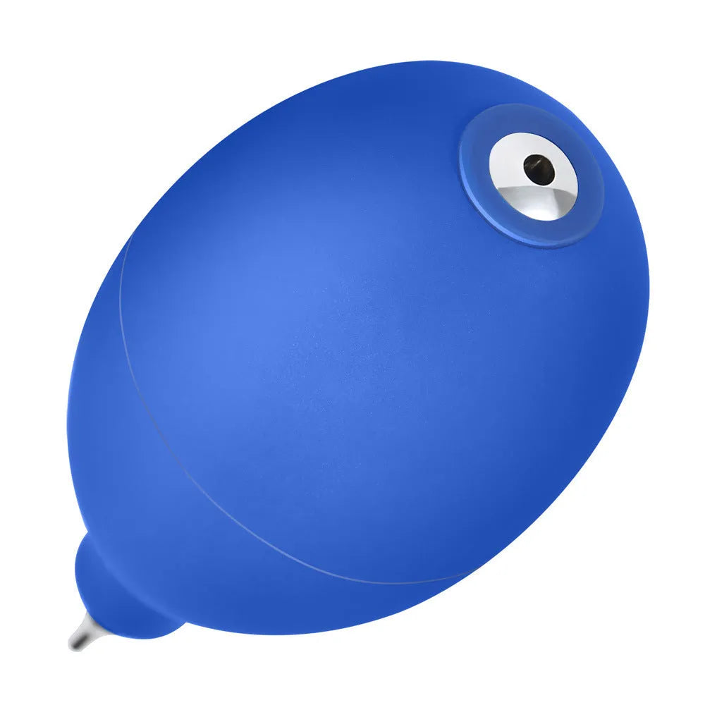 Blue and black rubber dust removal ball cleaning tool for camera and mobile phone lenses