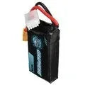 7.4V 1200mAh lithium battery for RC model cars and boats with compact 15x36x70mm dimensions