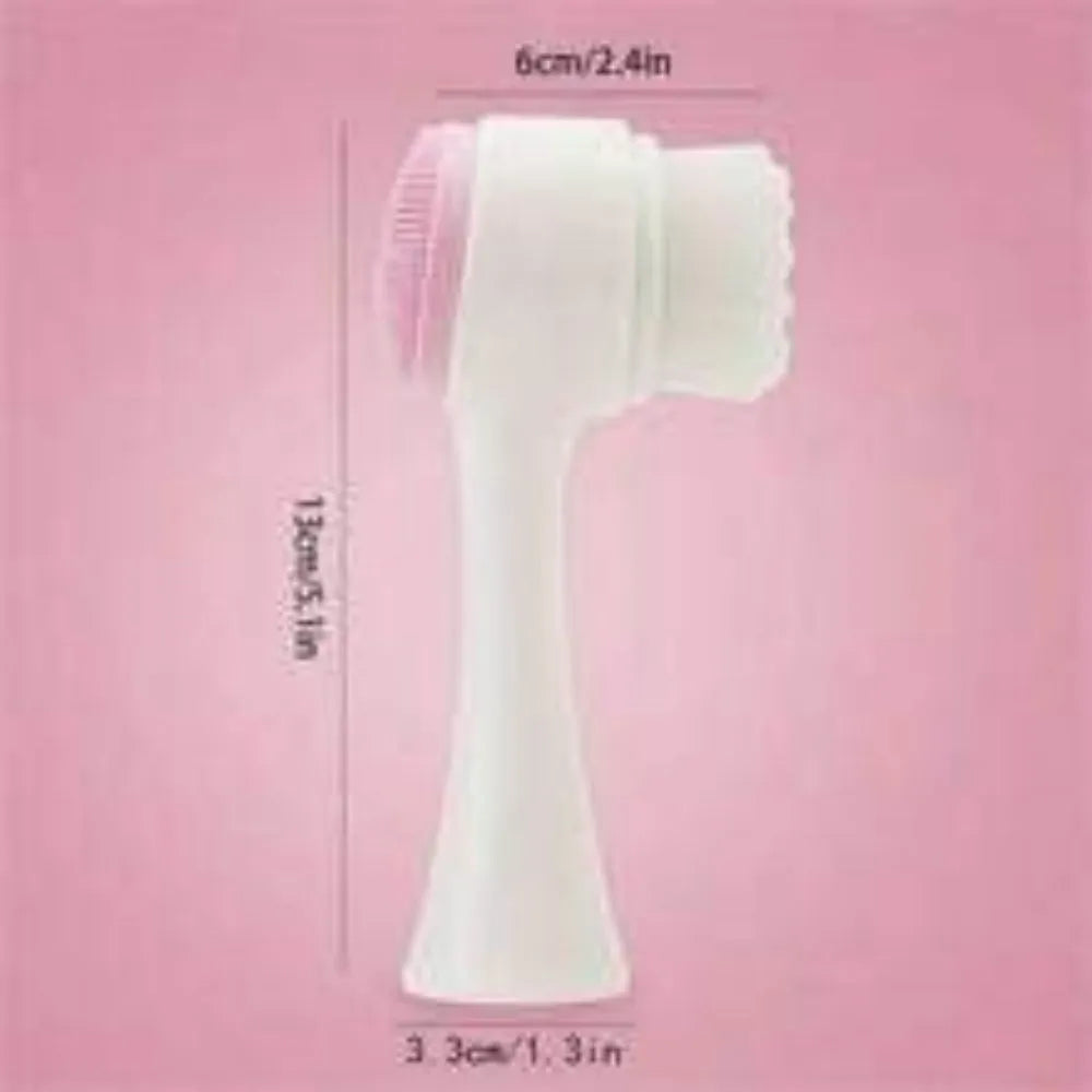 Blue nylon bristle pet paw brush with PP handle for dogs and cats