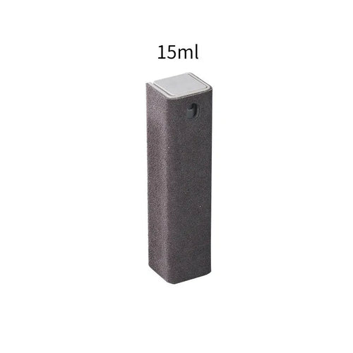 2 in 1 phone screen cleaner spray bottle with fibre fleece pad for tablet computer screen cleaning tool 15ml capacity