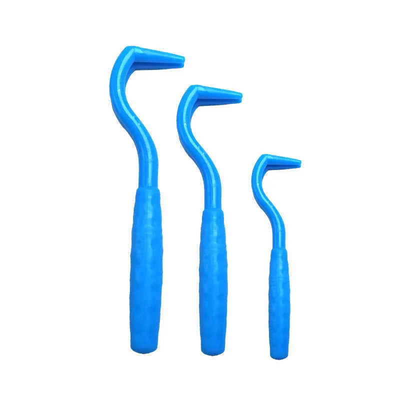 Pet tick remover tool with stainless steel hook heads in seven colour options