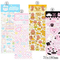 PVC waterproof cartoon stickers for agenda notebook and office stationery decoration