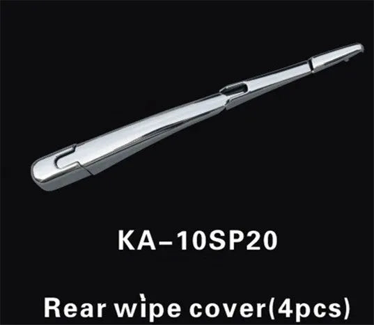 Silvery ABS plastic rear wiper cover trim for 2010 Hyundai cars